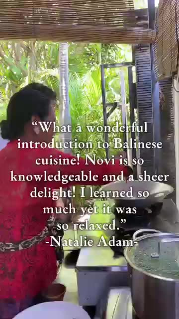 Making memories on your Solo Bali holiday-Private Balinese cooking classes🙏🏽😊