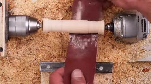 How to make tool handle from firewood!