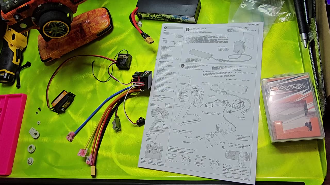 Tamiya Grasshopper Candy Green Edition Kit Build EP06