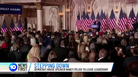 Nancy Pelosi Stepping Down As Speaker Of The U.S. House Of Representatives 10 News First