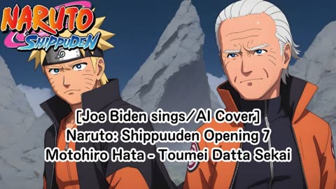 [Joe Biden sings/AI Cover] Naruto: Shippuden Opening 7 Motohiro Hata - Tomei datta Sekai