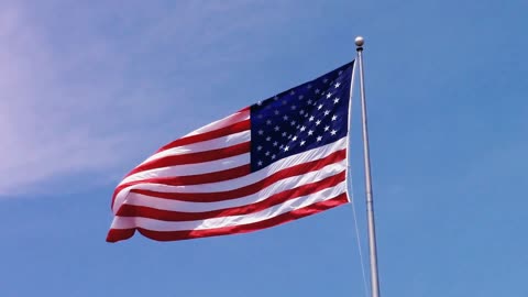 American Flag Waving Full HD