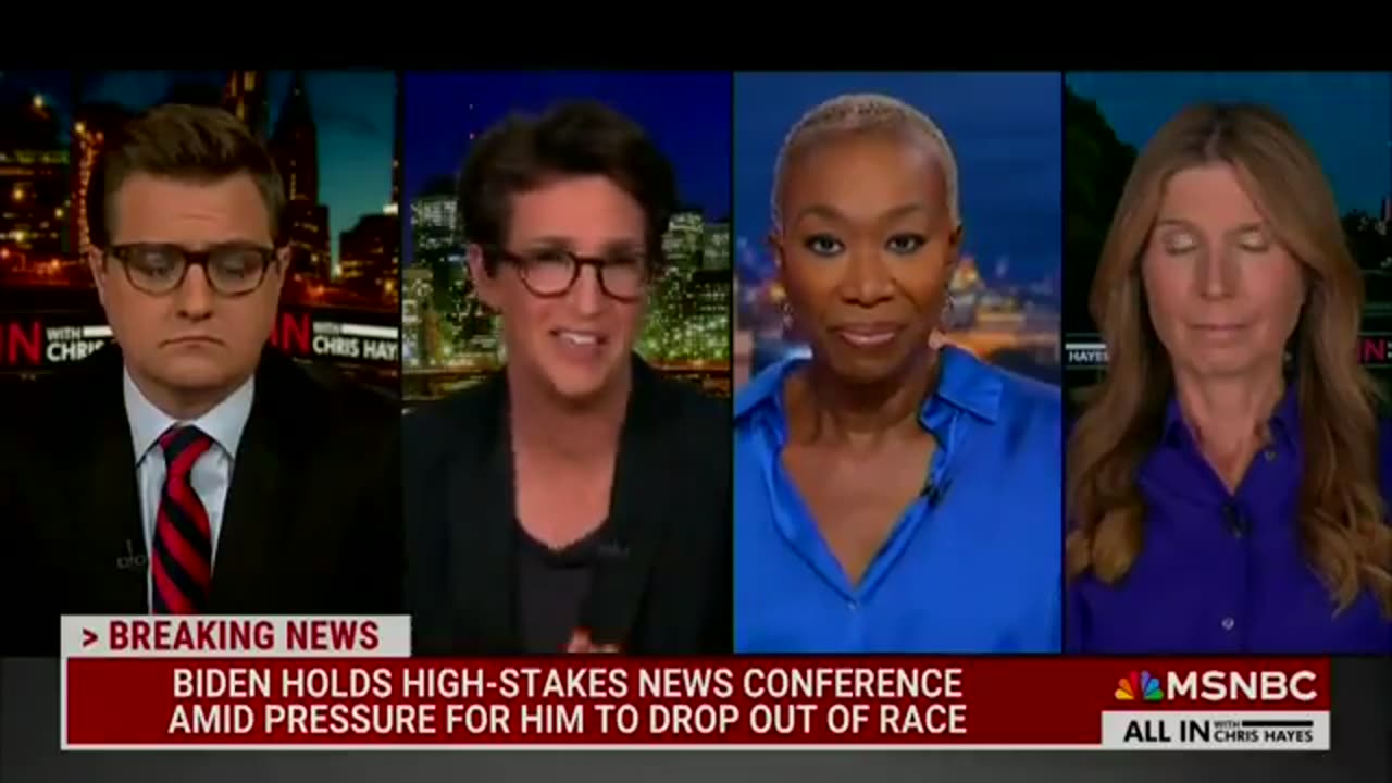 🔥🚨DEVELOPING: Rachel Maddow went to CNN with Joy Reid to defend Joe Biden