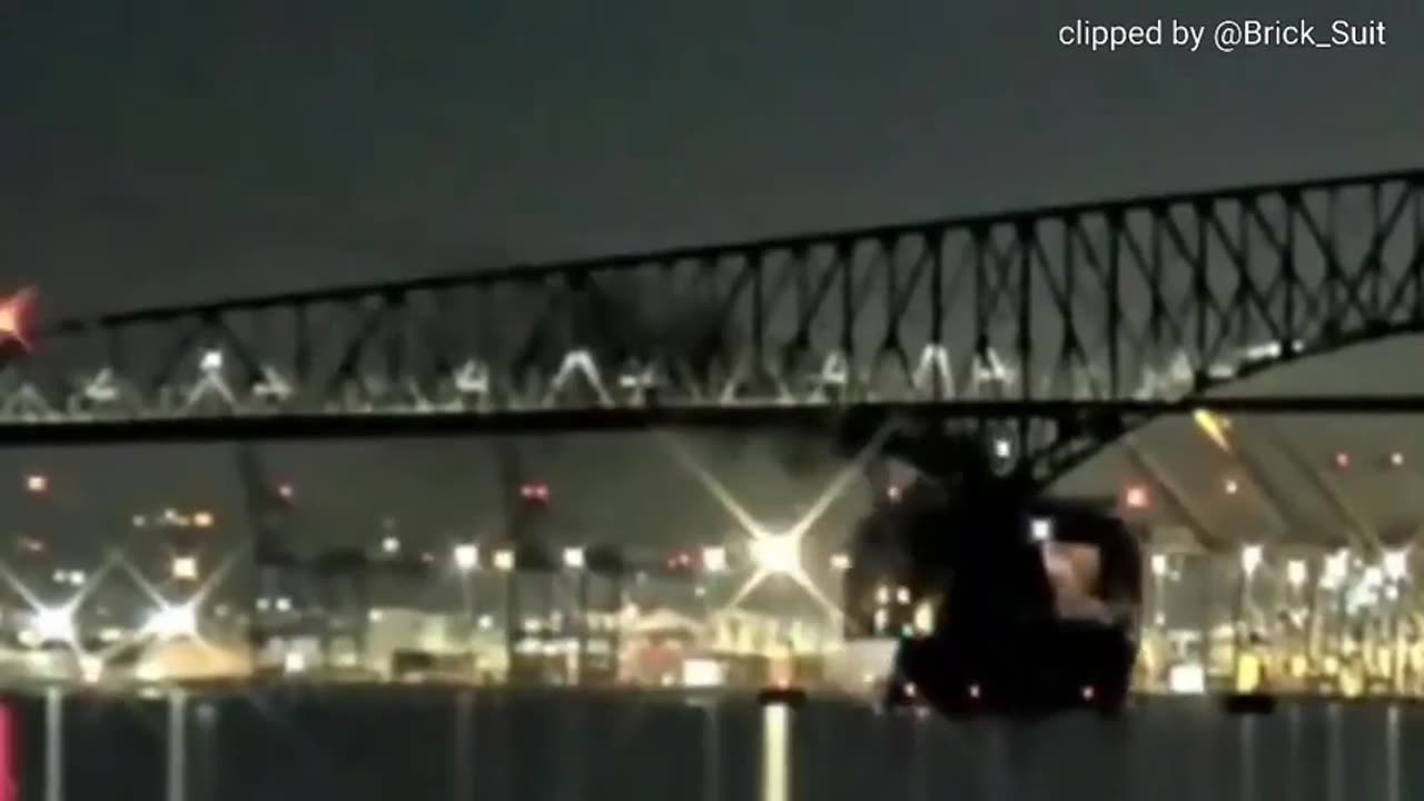 Boat striking the Baltimore Bridge Gantry at 8 times speed is truly insane