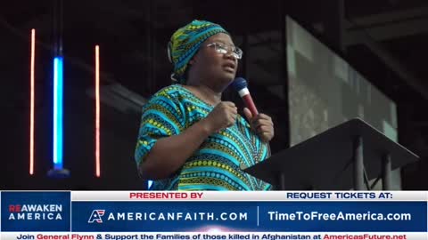 Stella Immanuel at Reawaken America Tour in Colorado Springs