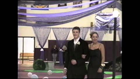 2000-01 WPHS Vids 101 Prom 067 Grand March Couple 40 by Glenn Strader