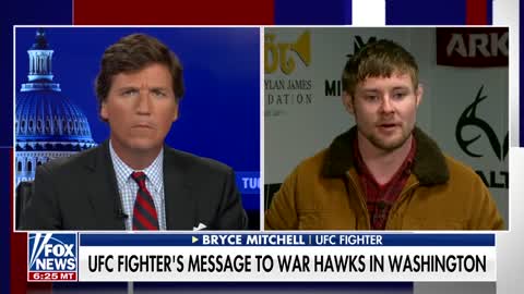 TUCKER CARLSON Patriot UFC Bryce Mitchel Interview - Biden War Corruption