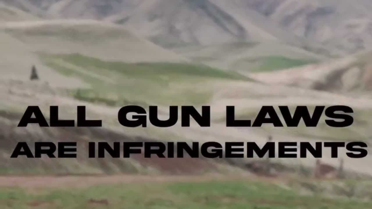 All gun laws are infringements