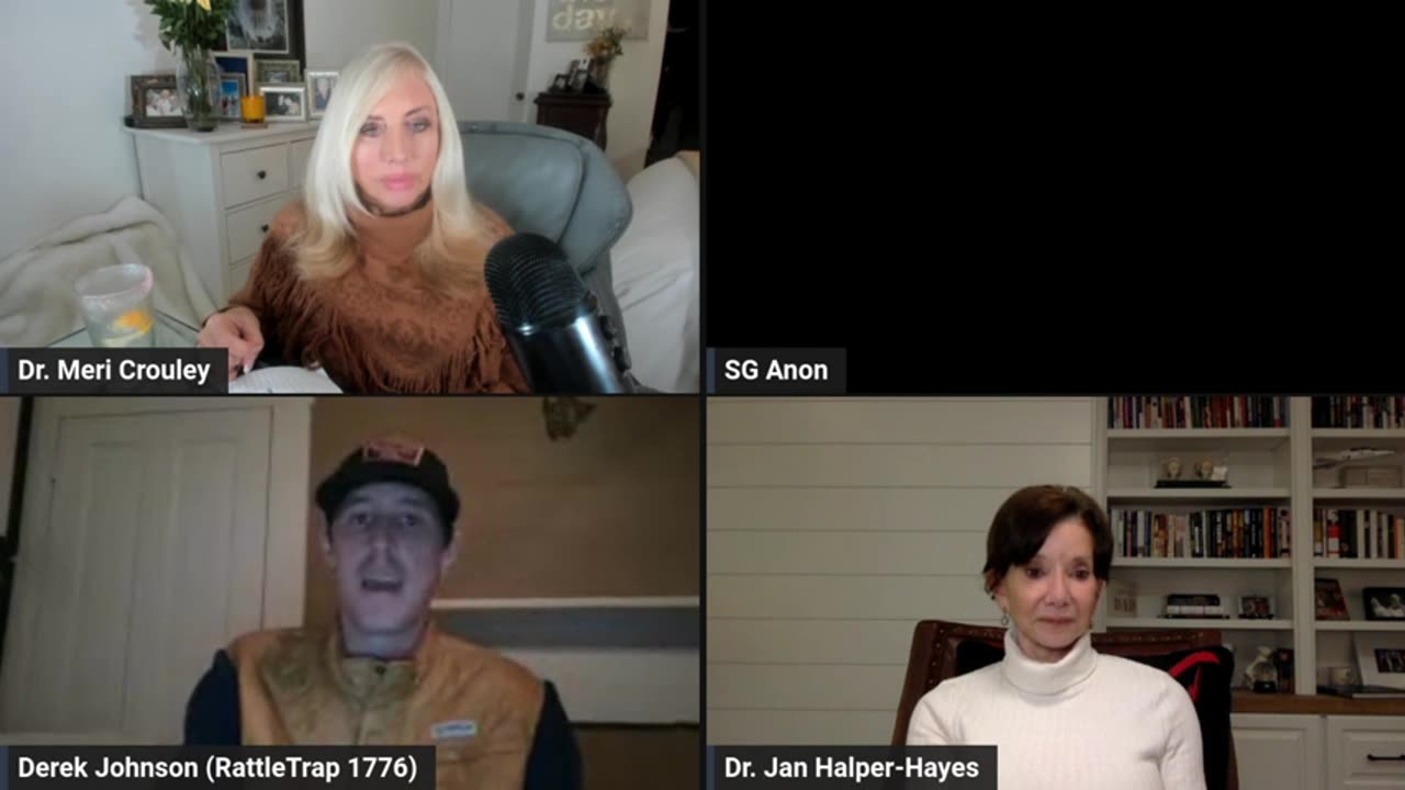 Dr. Jan Halper Hayes w/ SG Anon, Meri Crouley & Derek Johnson: Talk 4-way Roundtable about ...