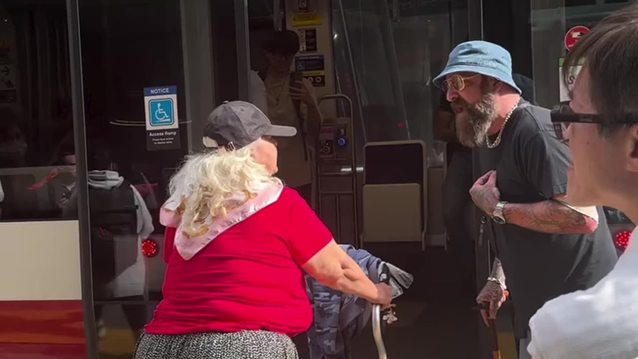 Tense situation on Toronto Transit