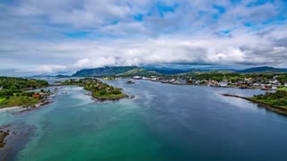 bronnoysund beautiful nature norway timelapse