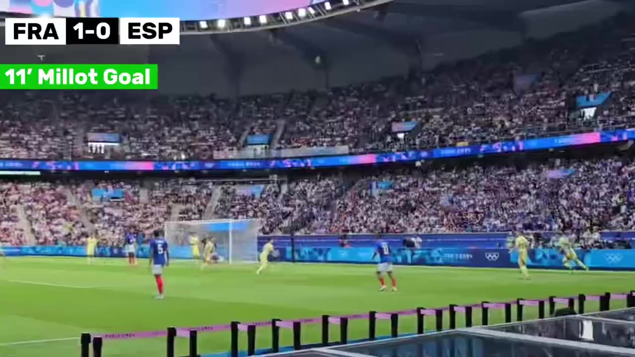 Final football Espagne vs France jeux olympiques Paris 2024