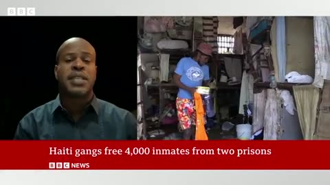 Haiti declares emergency after gangs free 4_000 inmates _ BBC News