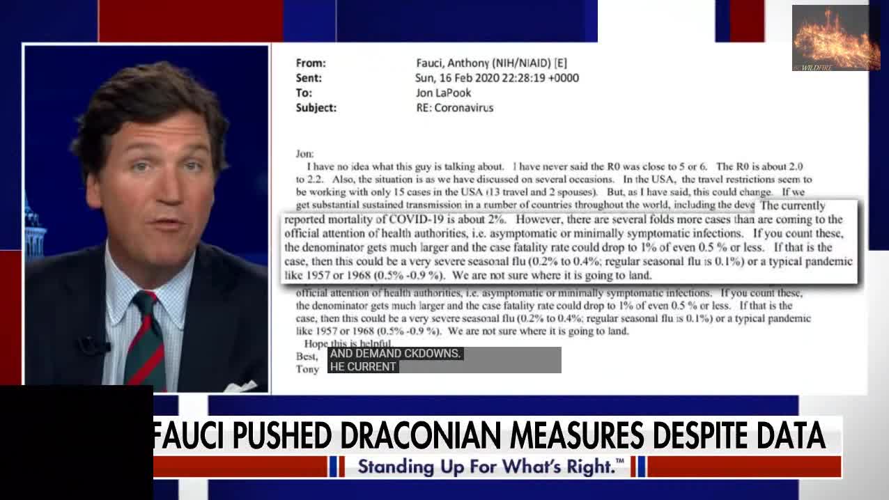 Tucker on Fauci Lies, It's Your Fault