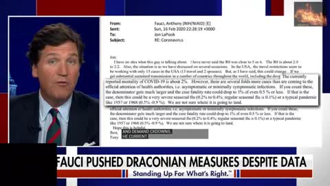 Tucker on Fauci Lies, It's Your Fault