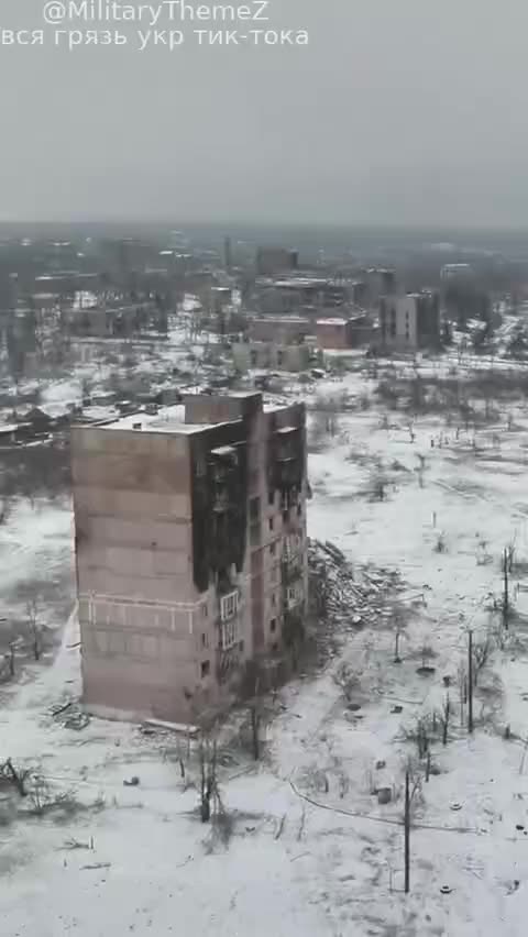 Birds Eye View of Toretsk