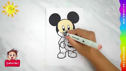 Mickey Mouse's Halloween! Coloring Pages For Childrens. Enjoy!