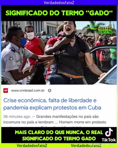 Gado define coronalovers e demais psicopatetas ativistas do globalismo