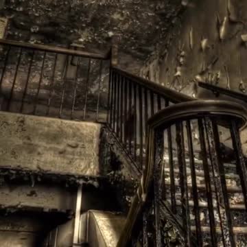 Abandoned Hospital Stairs HDR Timelapse