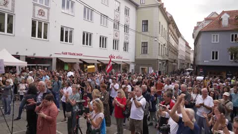 Demonstration zu Wahrung der Grund- und Freiheitsrechte | 18.09.2021 | Graz | Österreich