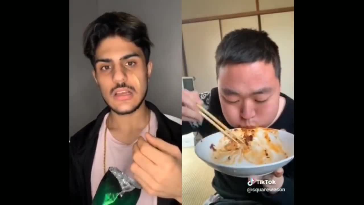 Funny Food Challange On TikTok | Who will win INDIA Vs CHINA | Be Me Stick |