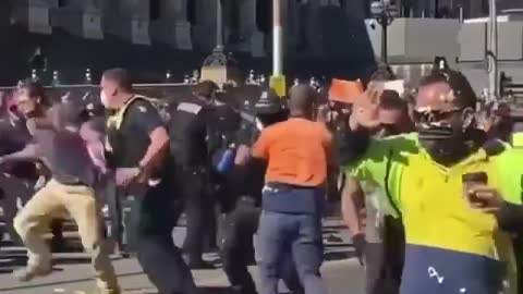 Melbourne Australia lockdown protests - 22nd August 2021