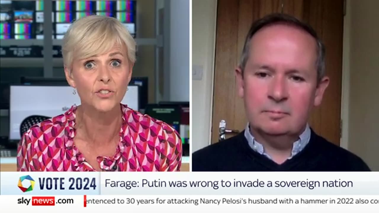 Tories call out Farage for saying West 'provoked' Russia's invasion of Ukraine Sky News