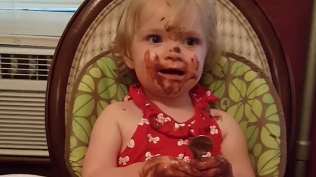 Babies love chocolate | | Funniest Baby