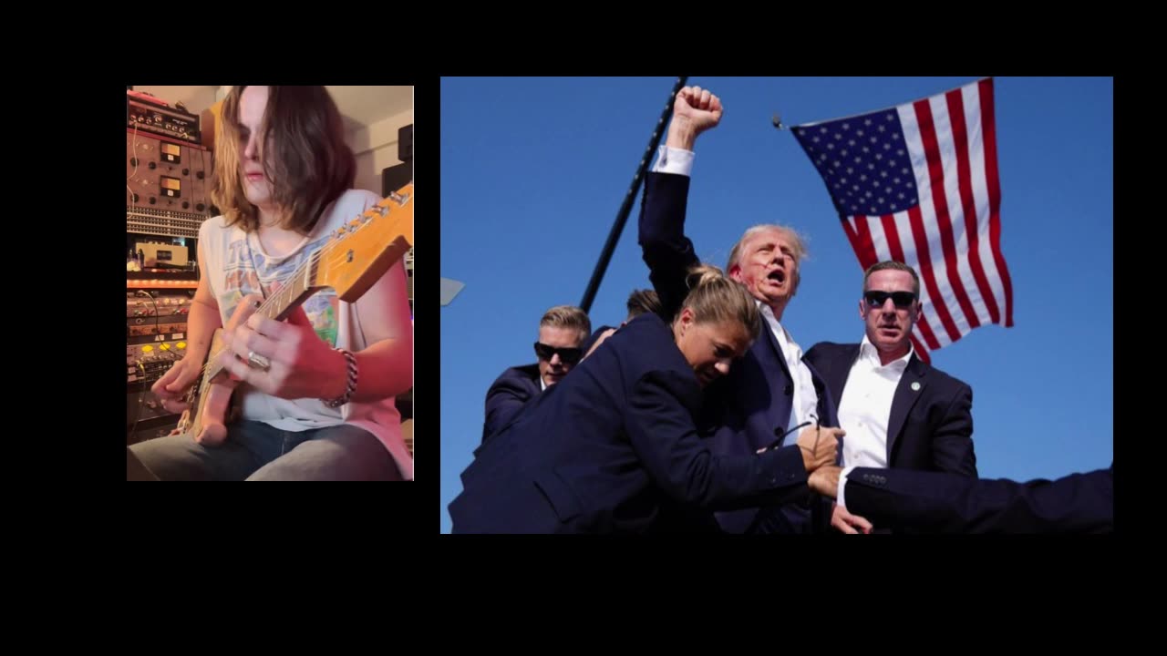 To President Trump, who survived an assassination attempt. God Bless Him! Tyler Bryant.