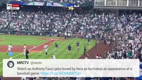 Fauci Booed At Mariner's Game