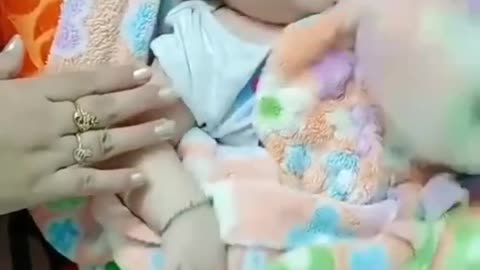 Cute Babies fun moment