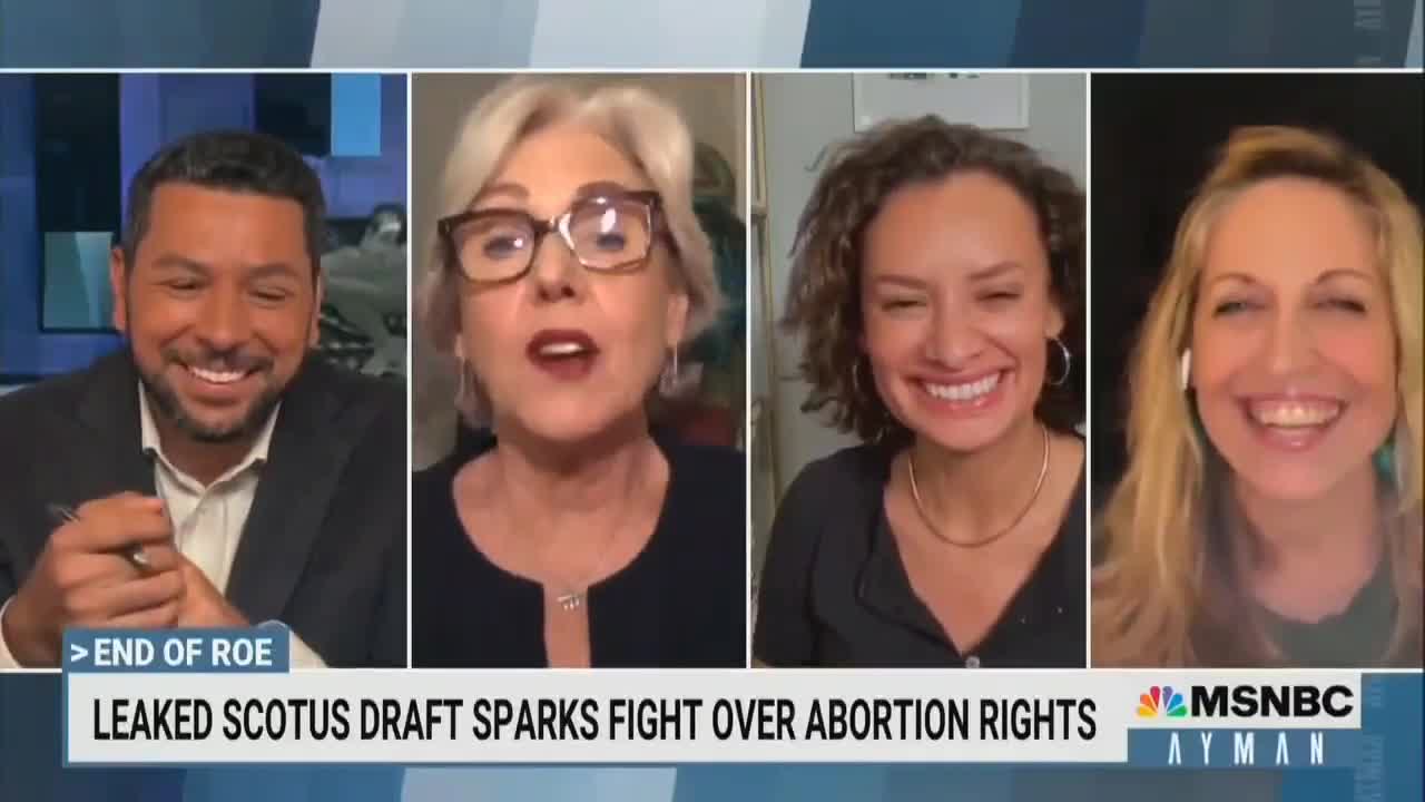 MSNBC guest says she wants to make sweet love to the SCOTUS leaker, then 'joyfully abort the baby.'