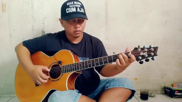 Gitaris fingerstayle alip_ba _ta cover bon jovi Thank you four loving me ( cover gitar )