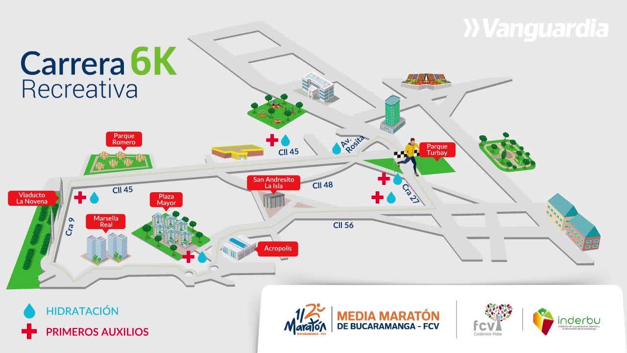 Video: La Media Maratón se tomará de nuevo las calles de Bucaramanga