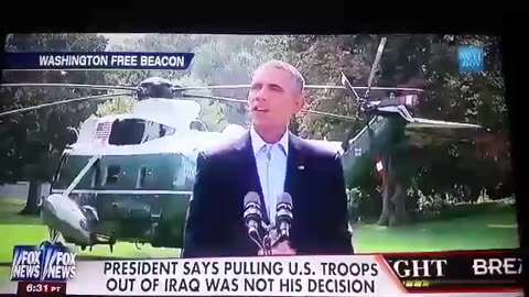 Obama brags about and then denys Iraq outcome