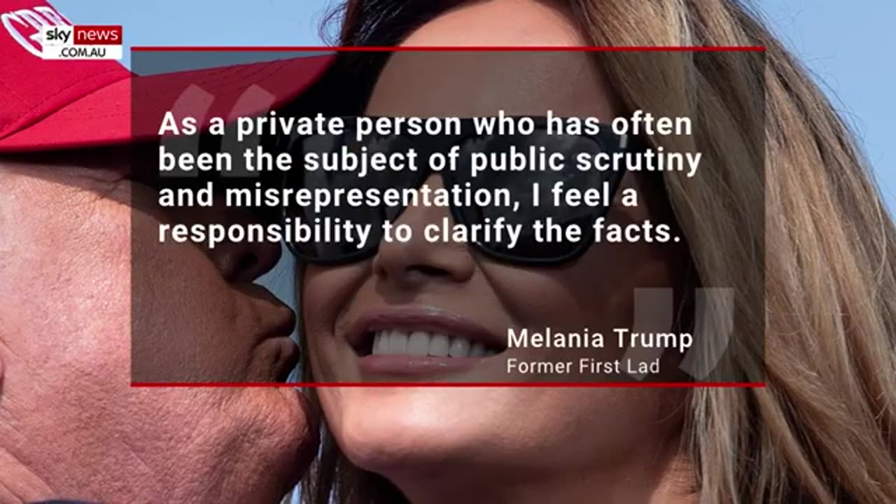 Melania Trump addresses attempts to 'silence' husband Donald Trump