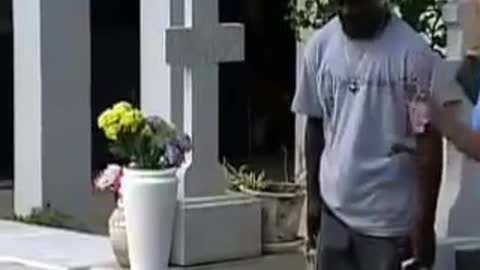 Sinister Cleaning Prank At The Cemetery