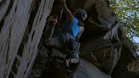 Rock Climbing with relax music