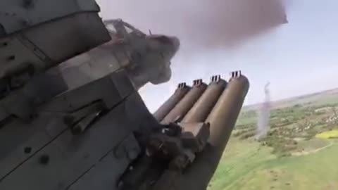 Attack helicopters Ka 52 bombed the strongholds of the Armed Forces of Ukraine