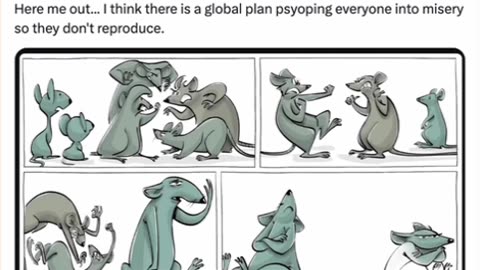 An experiment: A utopia created for mice.. See what happens. (3 minutes)