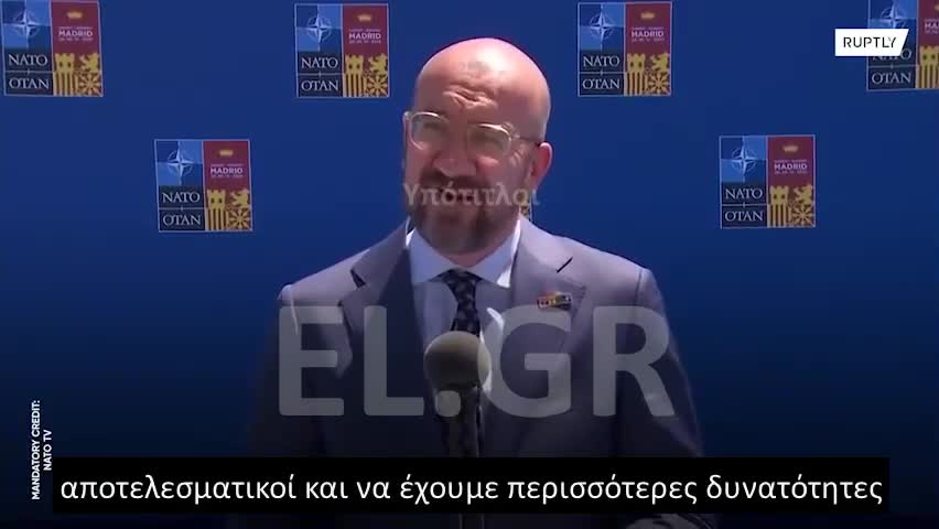 Charles Michel Θα αυξήσουμε κατα 200 δις τα εξοπλιστικα μας προγραμματα στην ΕΕ