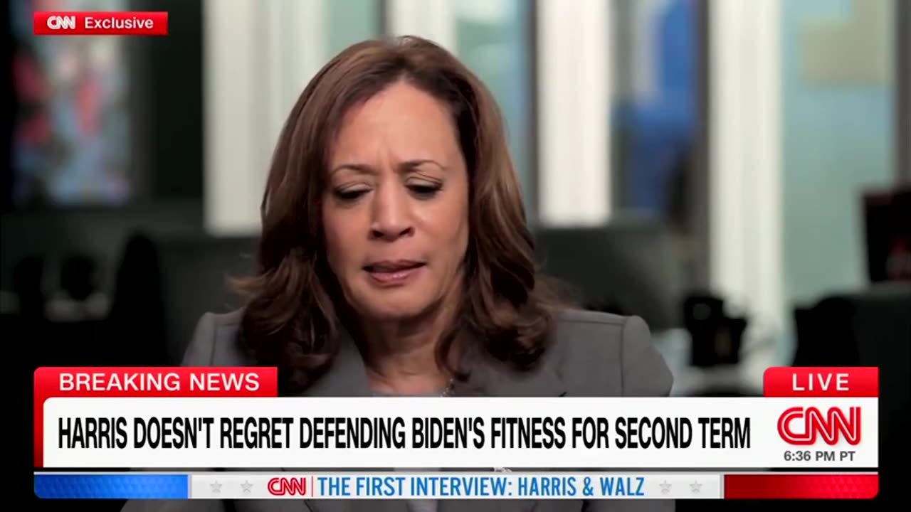 VP Harris Gets PRESSED For Covering Up Joe Biden's Cognitive Decline