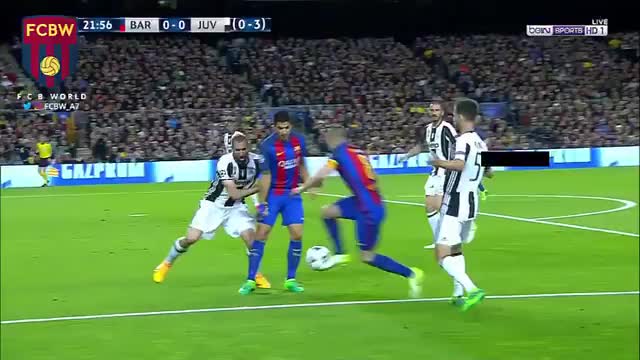 Iniesta humilla a Chiellini