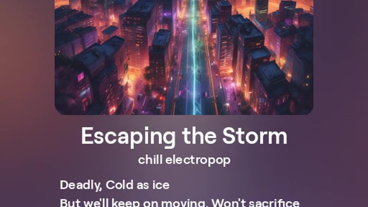 Escaping the Storm [SAMPLE]