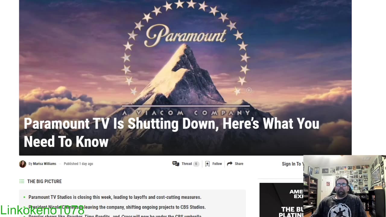 Paramount TV shutting down