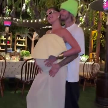 Justin Bieber caresses Hailey's growing baby bump in sweet video