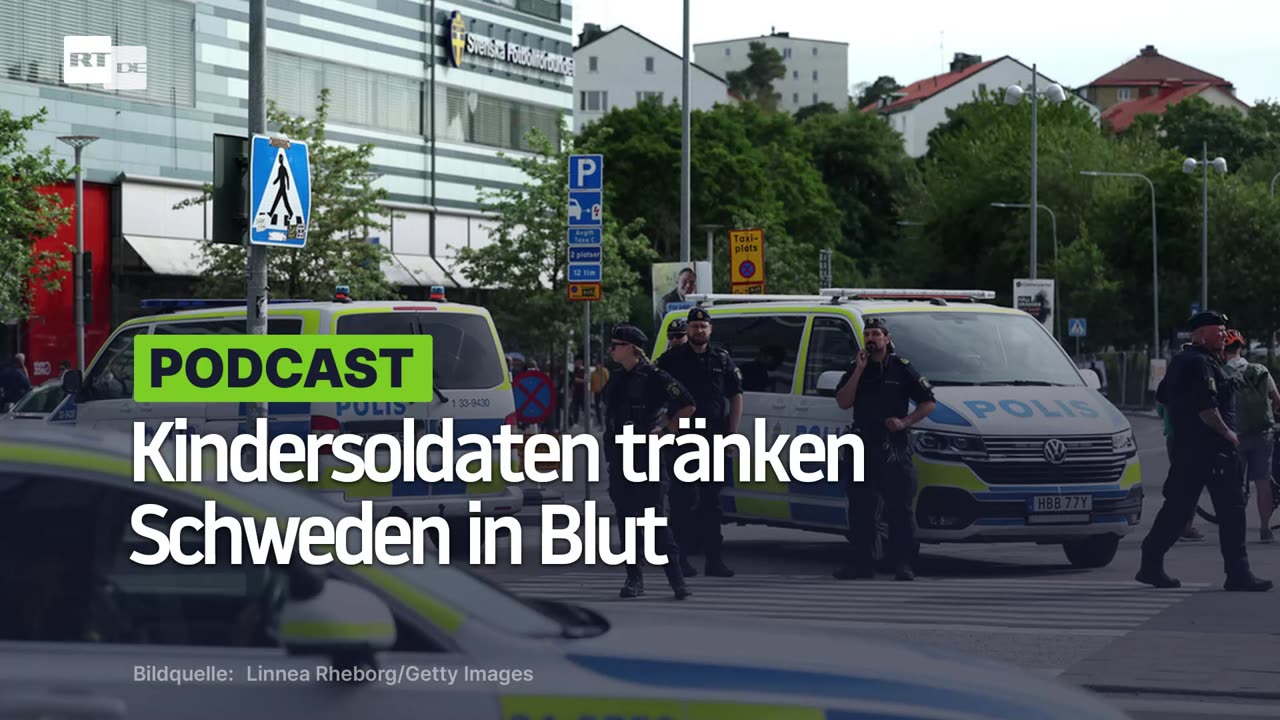 Kindersoldaten tränken Schweden in Blut