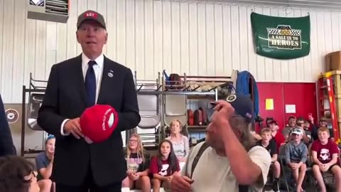 This Is Real: Biden Wears A Trump 2024 Hat