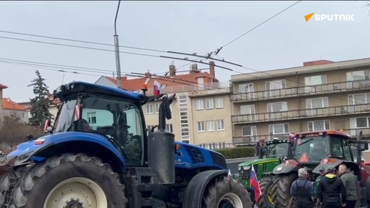 En Eslovaquia los trabajadores rurales protestan contra la política agrícola de la UE