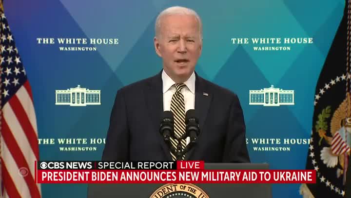 Biden: An additional $800 million in security assistance will be provided to Ukraine